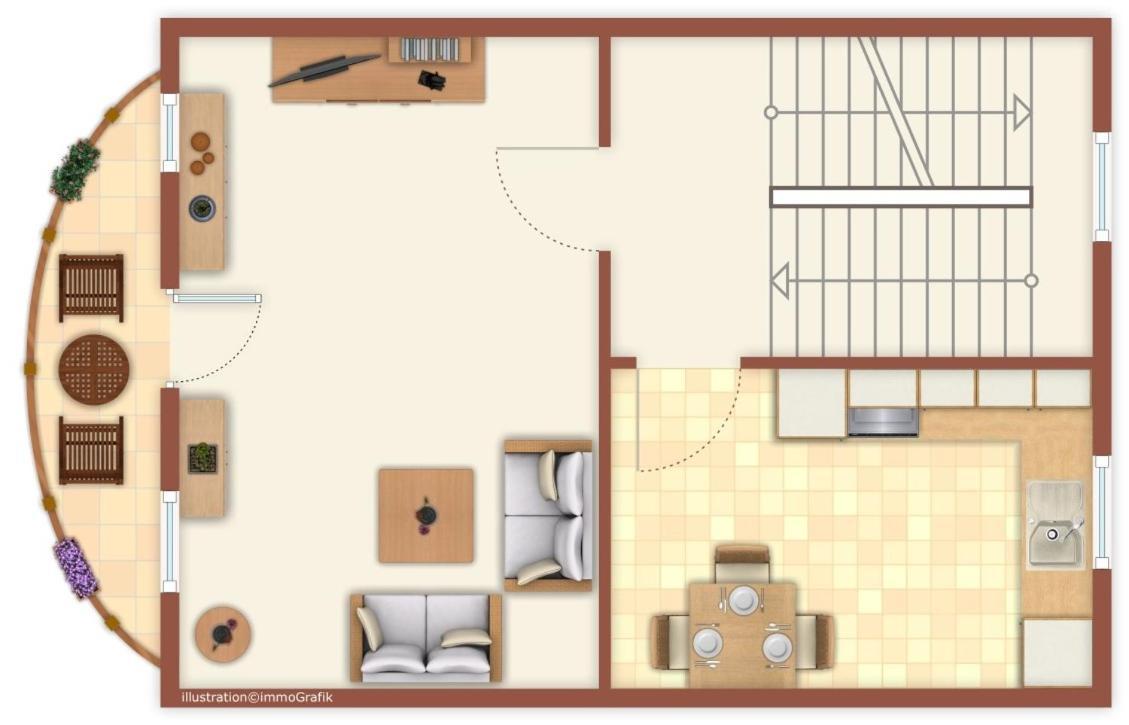 Apartment Kapitänshaus Möwenblick